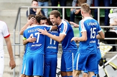 RFS futbola virslīgas spēlē uzvar čempioni Jūrmalas «Spartaku»