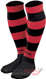 ZEBRA FOOTBALL SOCKS (PACK 5) BLACK-RED (ZEBRA 400)