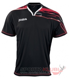 CAMISETA PICASHO 3 NEGRA-ROJA M/C (1161.98.010)