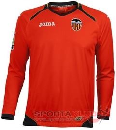 CAMISETA PORTERO VALENCIA M/L NARANJA-NEGRO (VA.102015.11)