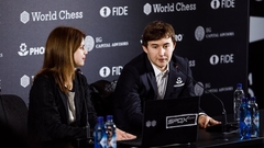 Карякин снова по очкам отстал от Карлсена на турнире в Азербайджане