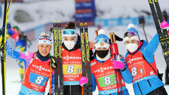 Женская сборная России завоевала серебро в эстафете на этапе КМ в Антхольце
