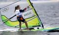 Олимпийский виндсерфинг: Кетия Бирзуле не смогла финишировать в третьем заезде