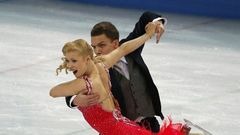 Боброва и Соловьев - третьи в коротком танце
командного турнира