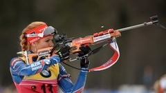 Соукалова выиграла гонку преследования на этапе в Рупольдинге