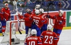 ЧМ по хоккею: норвежцы нанесли словенцам пятое поражение