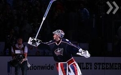Вратарь «Коламбуса» Бобровский продолжает бить рекорды НХЛ